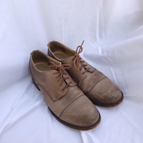 Frye Shoes - Frye Taupe Oxfords